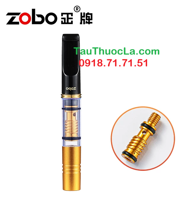 tẩu lọc kép xoắn ốc ZB-X4 zobo 4 cỡ đôi