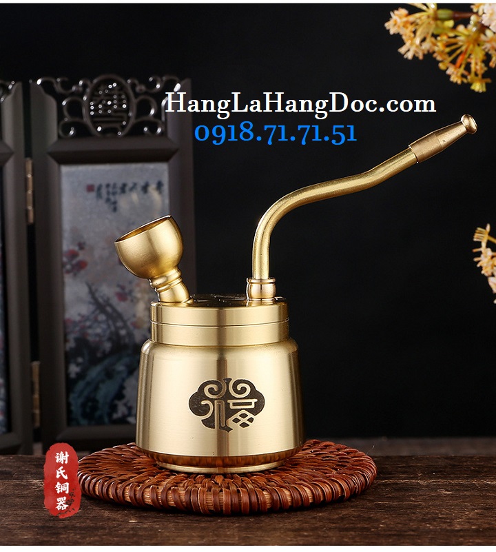 bình hookah đồng lọc nước CB-680 nồi cao